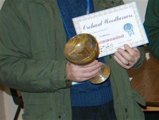 Judas tree goblet won John brocklehurst a commended certificate